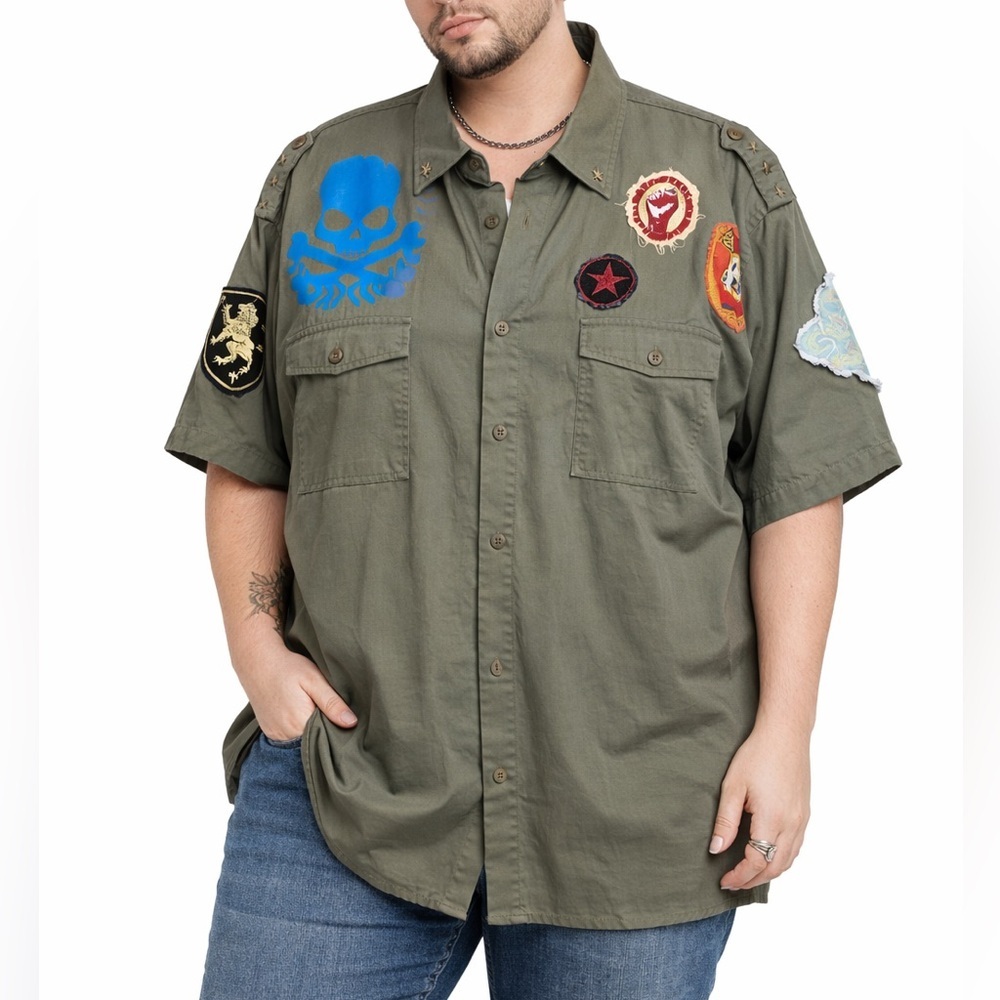 HAMA | Military Style Shirt